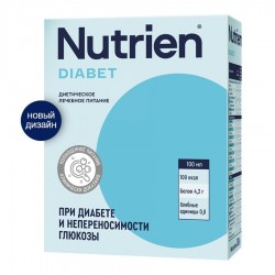 Смесь для энтерального питания сухая, Nutrien (Нутриэн) пор. 320 г Диабет нейтральный вкус пачка