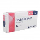 Лизиноприл-Вертекс, табл. 5 мг №30