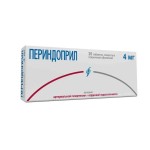 Периндоприл, таблетки покрытые пленочной оболочкой 4 мг 20 шт