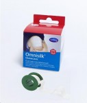 Лейкопластырь фиксирующий, Omnisilk (Омнисилк) р. 5смх5м №1 арт. 900554 из искусственного шелка гипоаллергенный картонная упаковка с еврохолдером