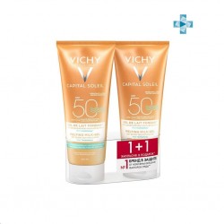 Эмульсия, Vichy (Виши) 200 мл №2 Капитал солей тающая SPF50 для нанесения на влажную кожу туба +Бонус 2-я упаковка в подарок